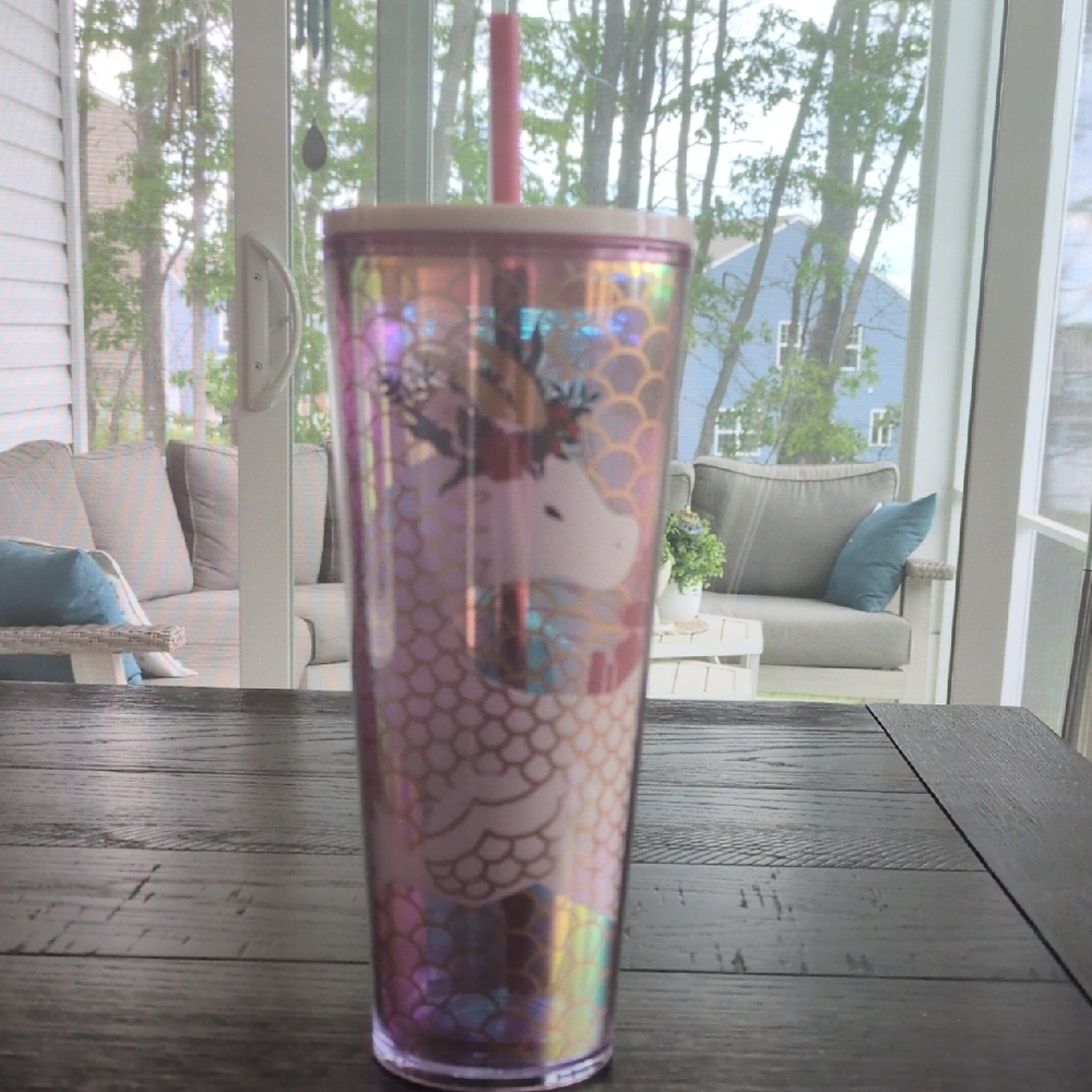 Starbucks 2024 Year Of The Dragon Tumbler with Straw New